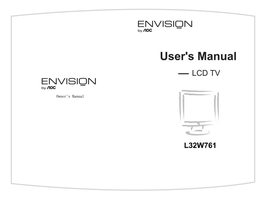 AOC L32W761 TV Operating Manual